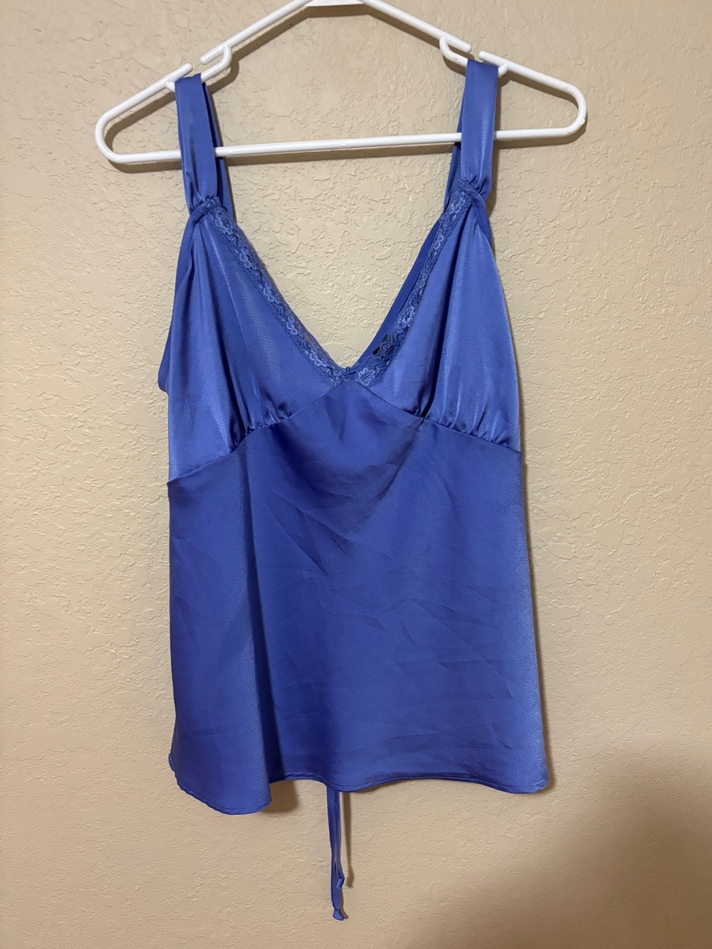 Womens Periwinkle Wild Fable Satin Sz XL Tank Fairycore Y2K Feminine Layering
